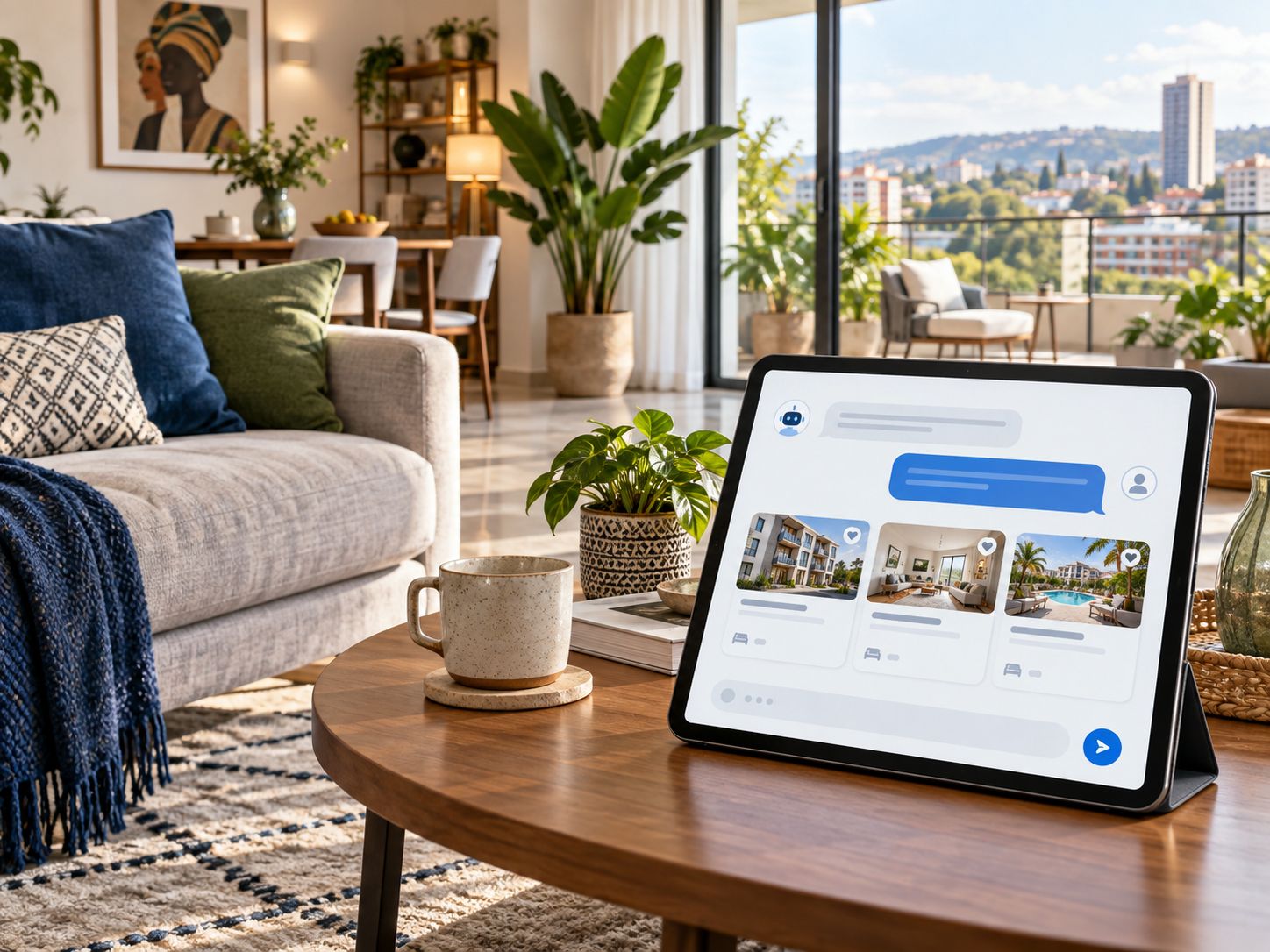 Recherche immobilière assistée par IA